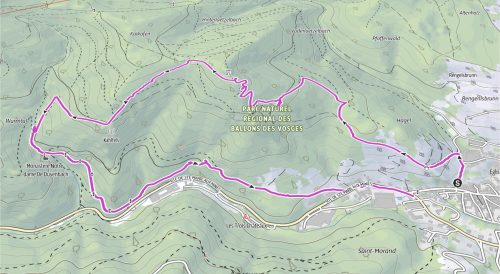 Wanderung: drei Burgen von Ribeauvillé